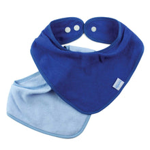 Bumkins Waterproof Bandana Bib 2 Pack, Blue