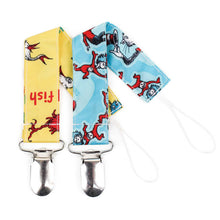 Dr. Seuss Pacifier Clip 2 Pack