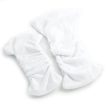 Bumkins Reusable Contour Soaker 2 Pack, Newborn and One Size side by side comparison