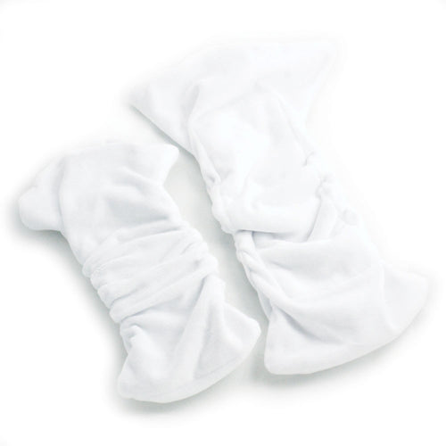 Bumkins Reusable Contour Soaker 2 Pack, Newborn and One Size side by side comparison