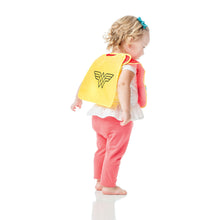 Girl wearing Wonder Woman Caped SuperBIb