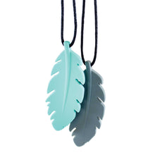 Nixi Silicone Teething Pendant, Feather