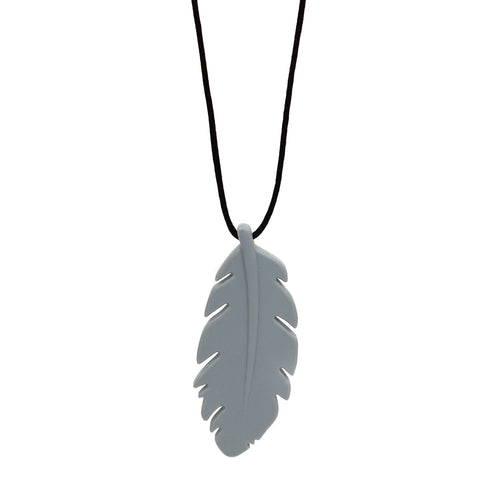 Nixi Silicone Teething Pendant, Feather