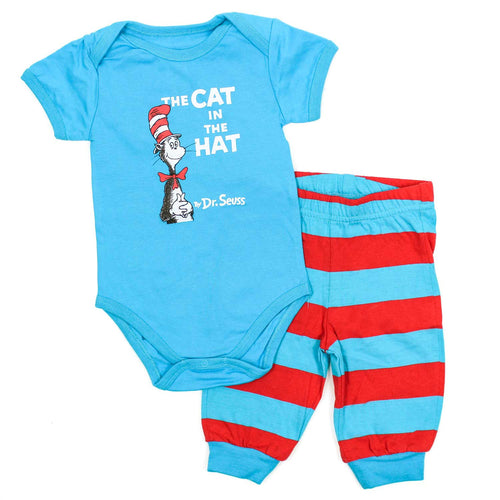 Dr. Seuss Short Sleeve Bodysuit & Pant