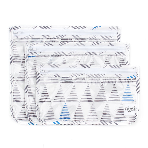 Nixi Clear Travel Bag 3 Pack