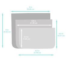 Bumkins Clear Travel Bag 3 Pack Packaged Dimensions