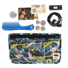 Batman Clear Travel Bag with accessories