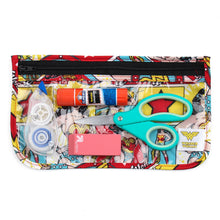 Wonder Woman Clear Bag with School Supplies