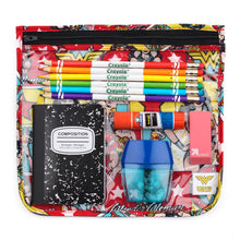 Wonder Woman Clear Bag with School Supplies