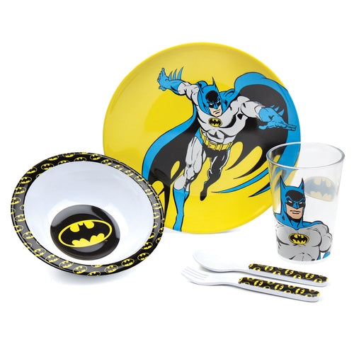 DC Comics 5 Piece Mealtime Set